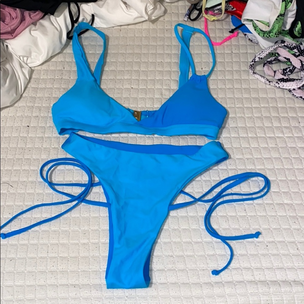 high waisted swim suit